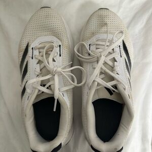 White and Black Athletic Sneakers